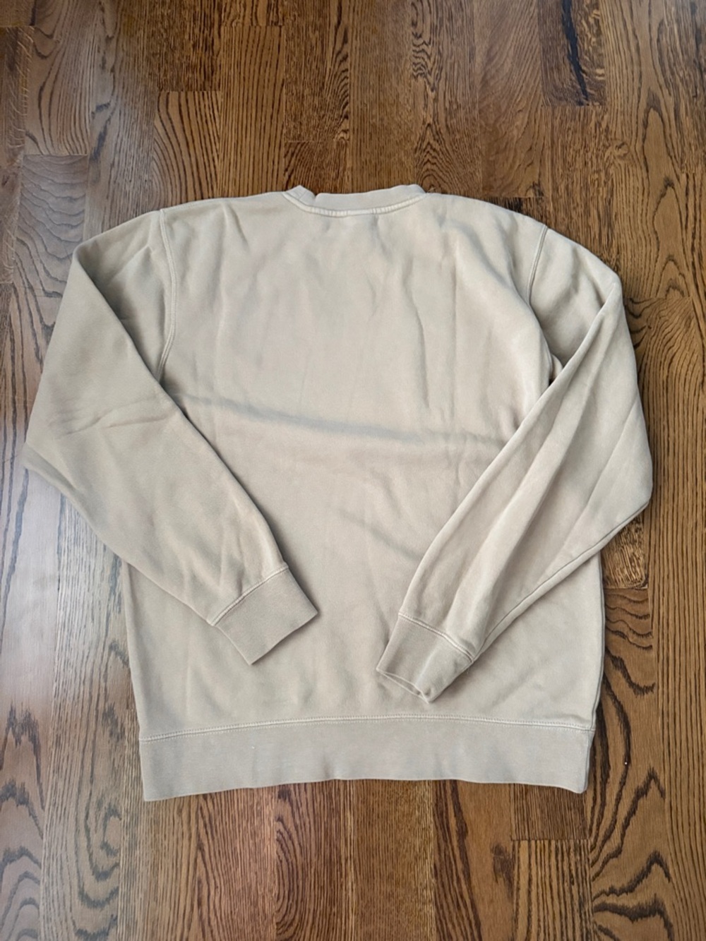 Independent Trading Co. Petty Checkerboard Logo Beige Crewneck Sweatshirt medium - Picture 6 of 8